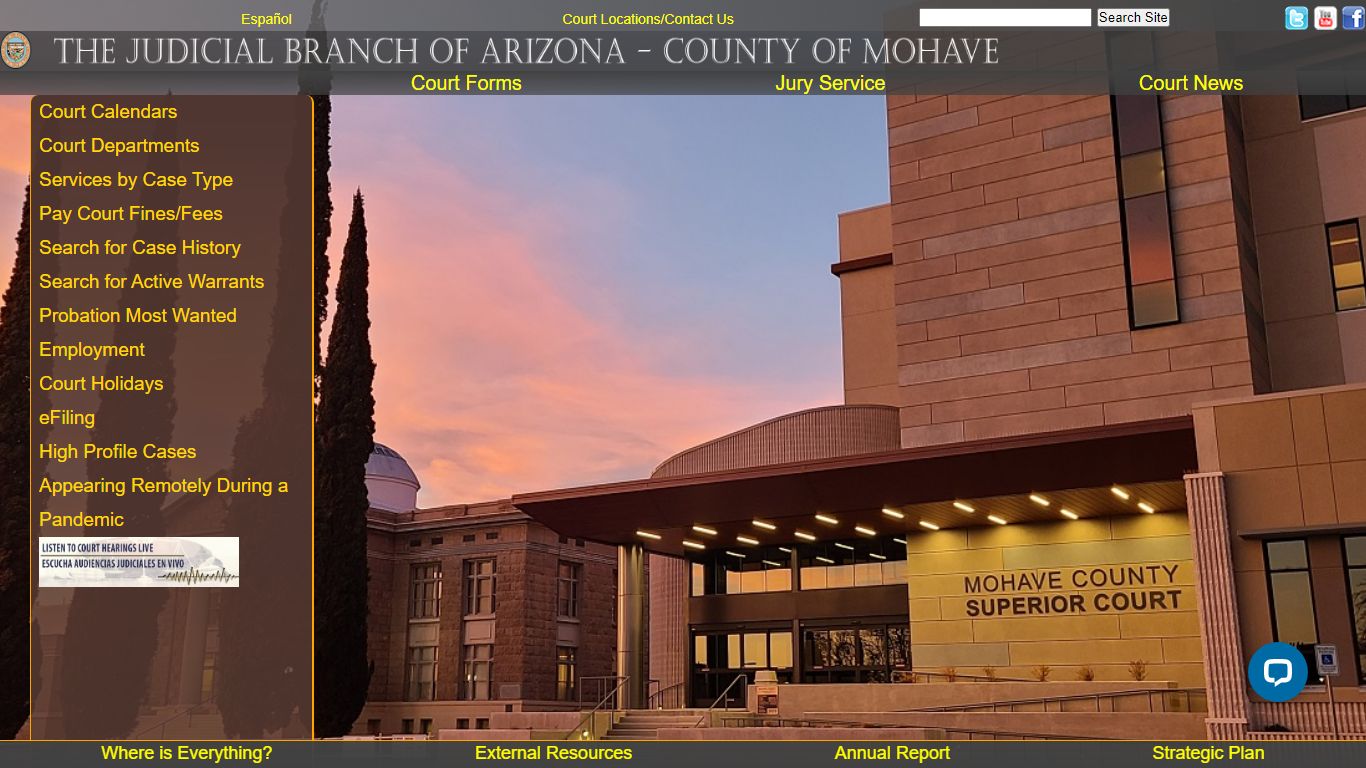 Mohave County Superior Court Website